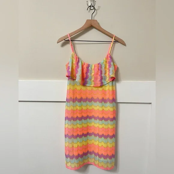 Lilly Pulitzer Pastel Color Layla Chevron Print Knit Dress Size Small - Picture 3 of 8